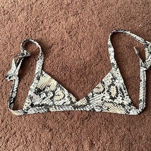 Triangle bathing suit top